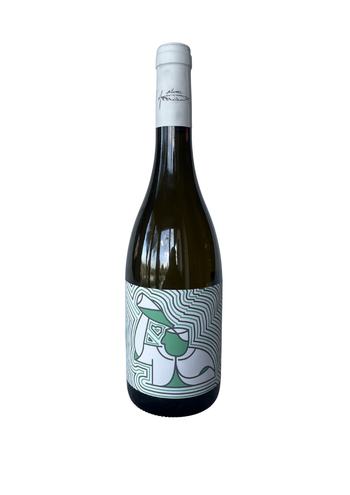 Bouteille de vin blanc SARL L'APLUME
